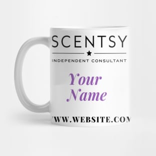 scentsy independent consultant gift ideas with custom name and website Mug